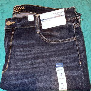 Women's/Juniors Arizona Boot Cut Jeans size 19 Long